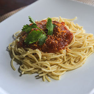 Spaghetti Napolitana BTM Penida Bar and Restaurant